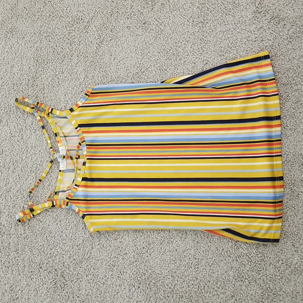 Eye Candy Large Striped Summer Tank Top